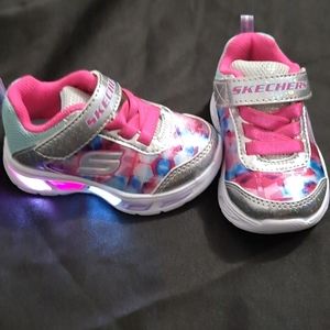 Sketchers S-Lights Toddler Shoes Size 5c